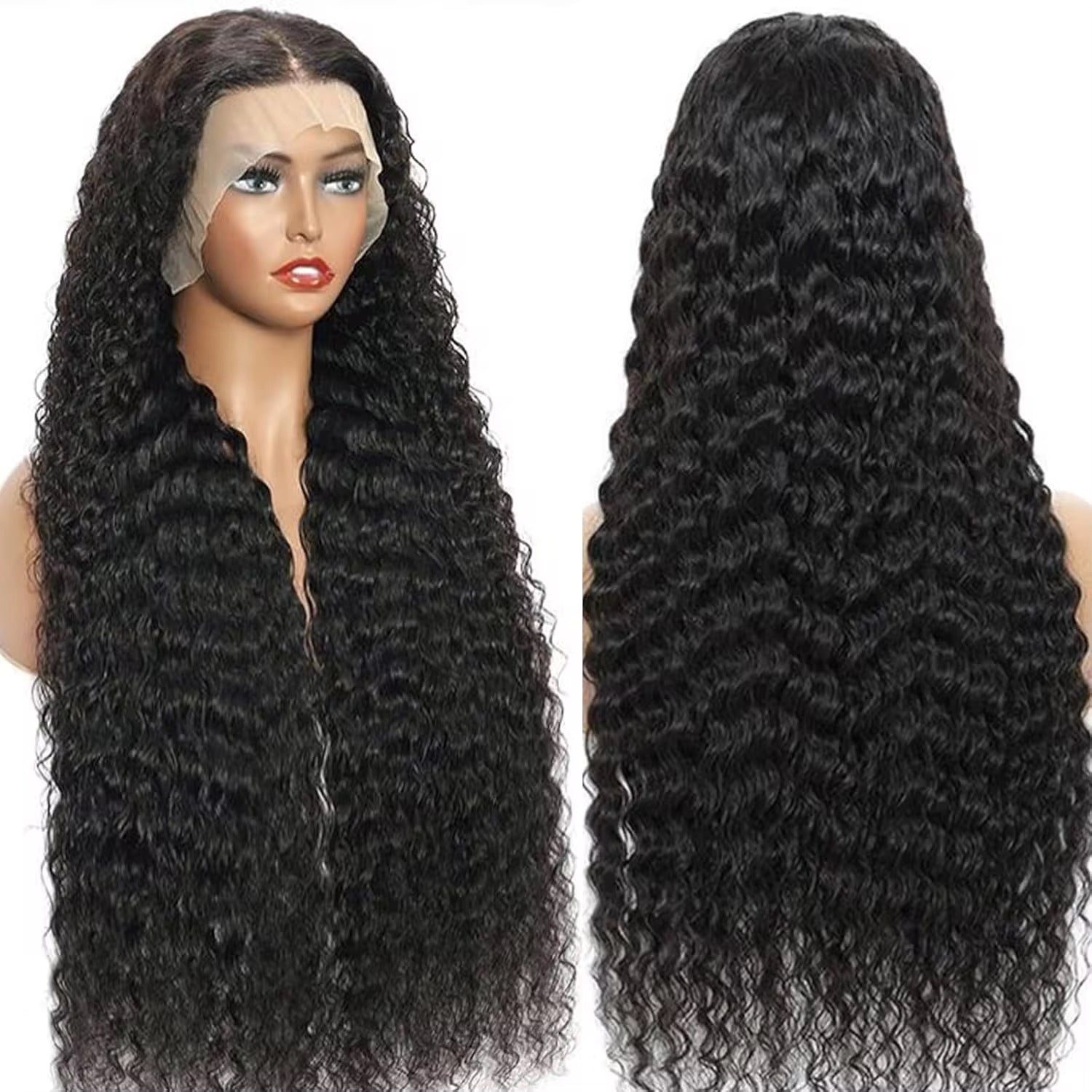 HD Deep Wave Lace Frontal  Wig Human Hair
