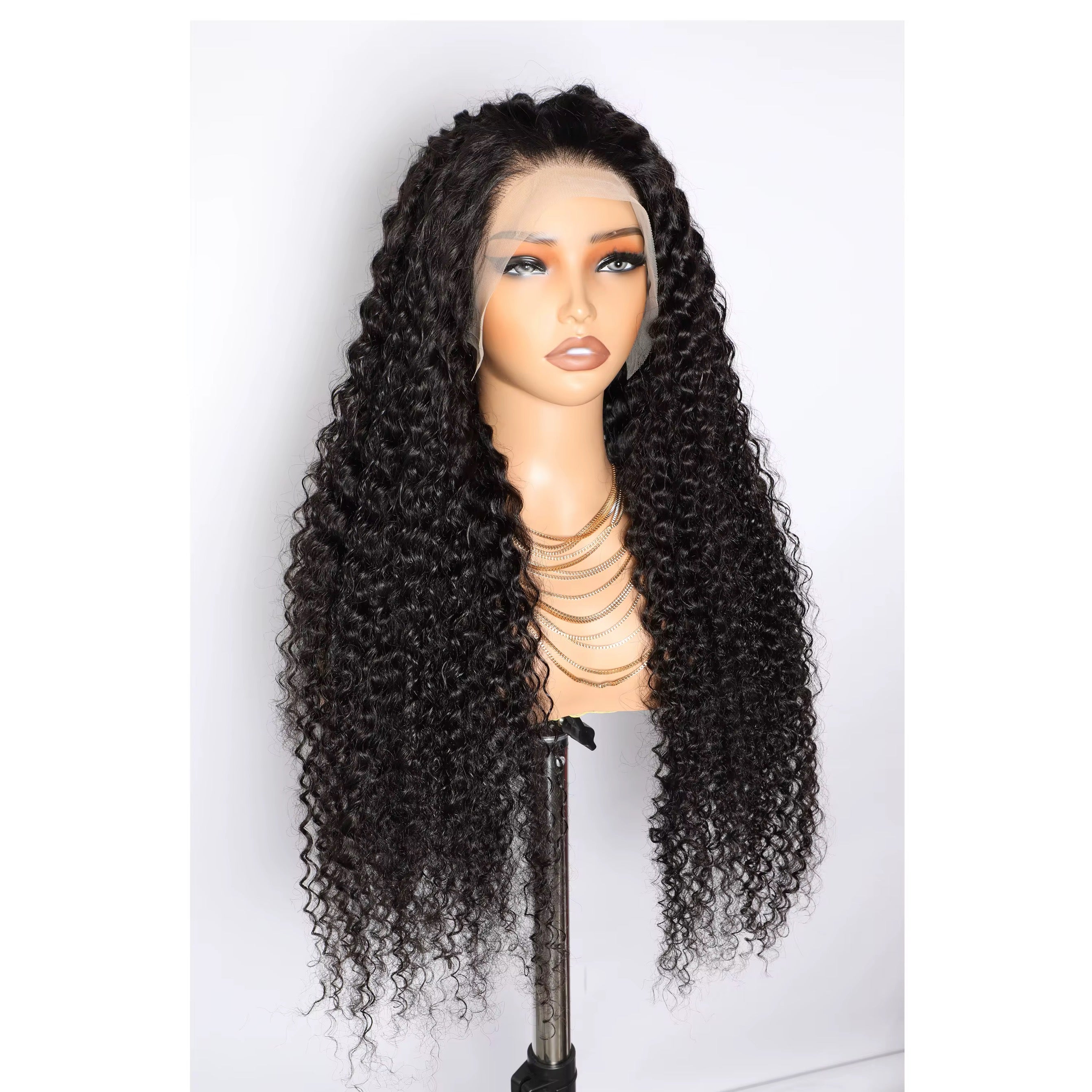 HD Deep Wave Lace Frontal  Wig Human Hair