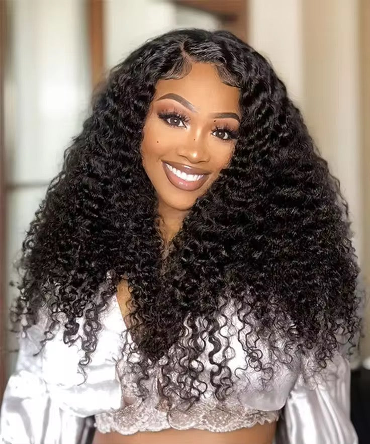 HD Deep Wave Lace Frontal  Wig Human Hair