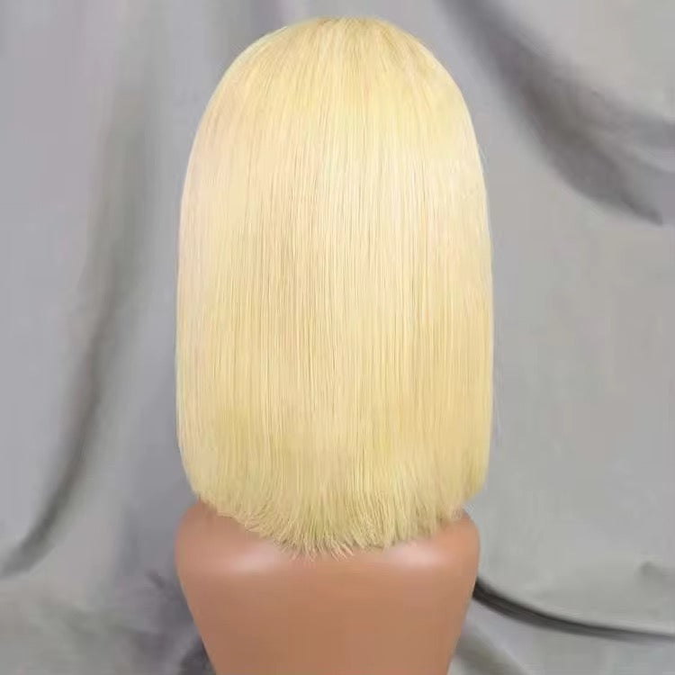 Bob Cut Lace Frontal Wig Human Hair