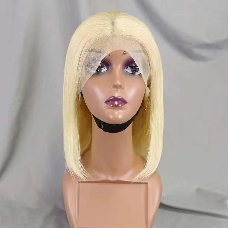 Bob Cut Lace Frontal Wig Human Hair